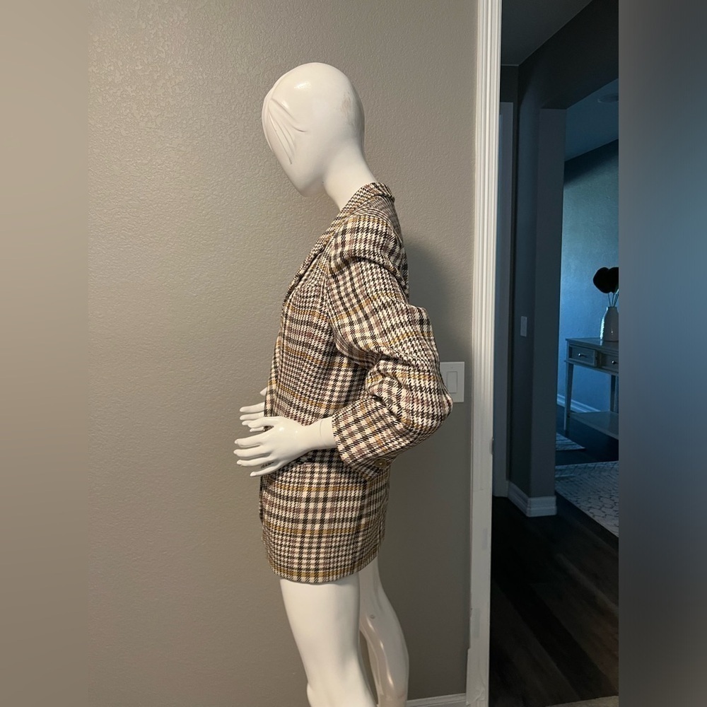 Bogber Plaid Blazer - Picture 3 of 9